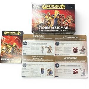 Warhammer Age of Sigmar Storm of Sigmar Empty Box Cards Booklet Extras